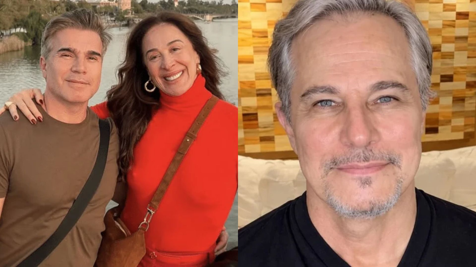 como é a relação entre o ex e o atual marido de Claudia Raia em prol dos filhos — Jarbas Homem de Mello e Edson Celulari