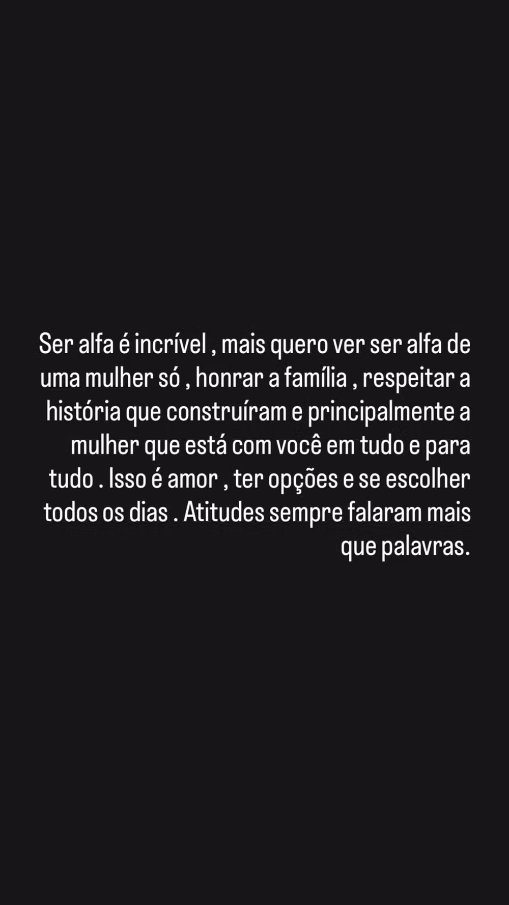Story ex-mulher de Paulo Zulu - Foto: Reprodução/Instagram