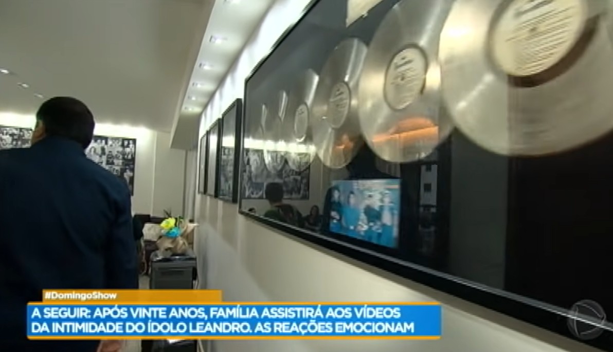 Apartamento da família guarda lembranças de Leandro e Leonardo - Foto: Reprodução/Record