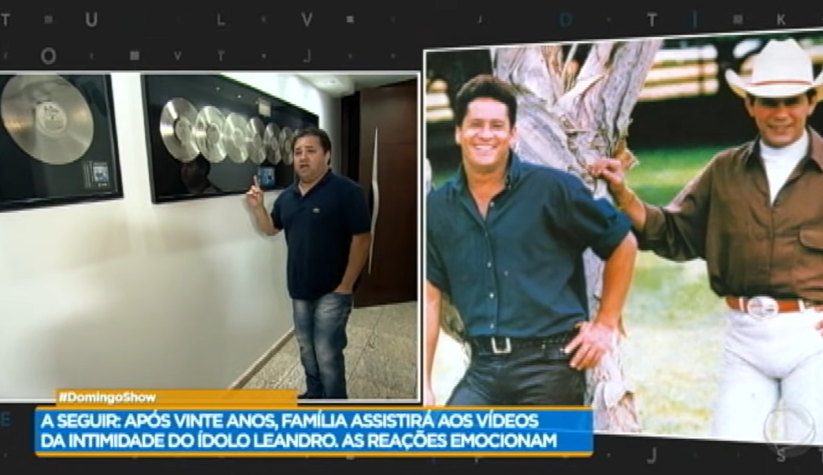 Artistas colecionam discos premiados - Foto: Reprodução/Record