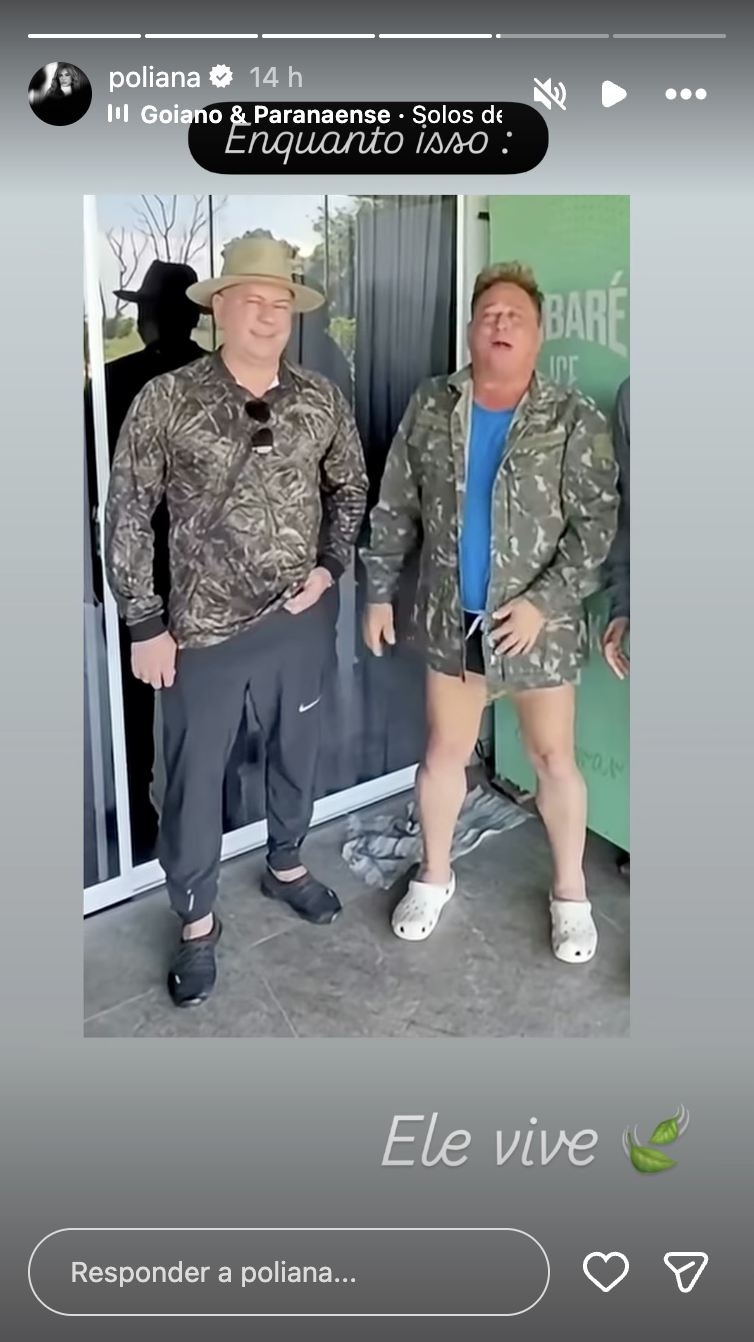 Leonardo na pescaria com os amigos - Foto: Reprodução / Instagram