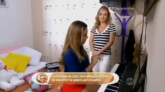 Lexa já mostrou sua casa no inicio da fama - Foto: Reprodução/SBT