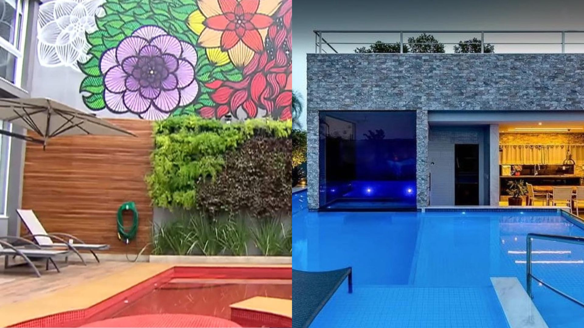 Entenda: Aos 31 anos, cantora famosa já viveu em diferentes mansões de luxo com decoração exótica, piscina vermelha e até boate; conheça os imóveis