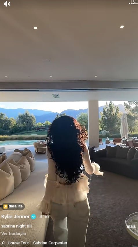 Mansão de Kylie Jenner em Palm Springs - Foto: Reprodução / TikTok @kyliejenner 