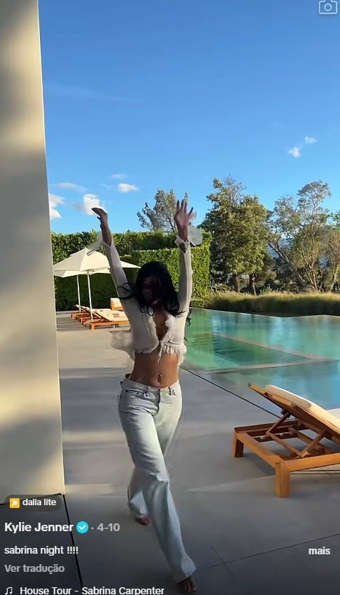 Mansão de Kylie Jenner em Palm Springs - Foto: Reprodução / TikTok @kyliejenner 