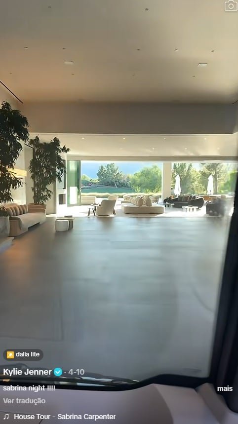 Mansão de Kylie Jenner em Palm Springs - Foto: Reprodução / TikTok @kyliejenner 