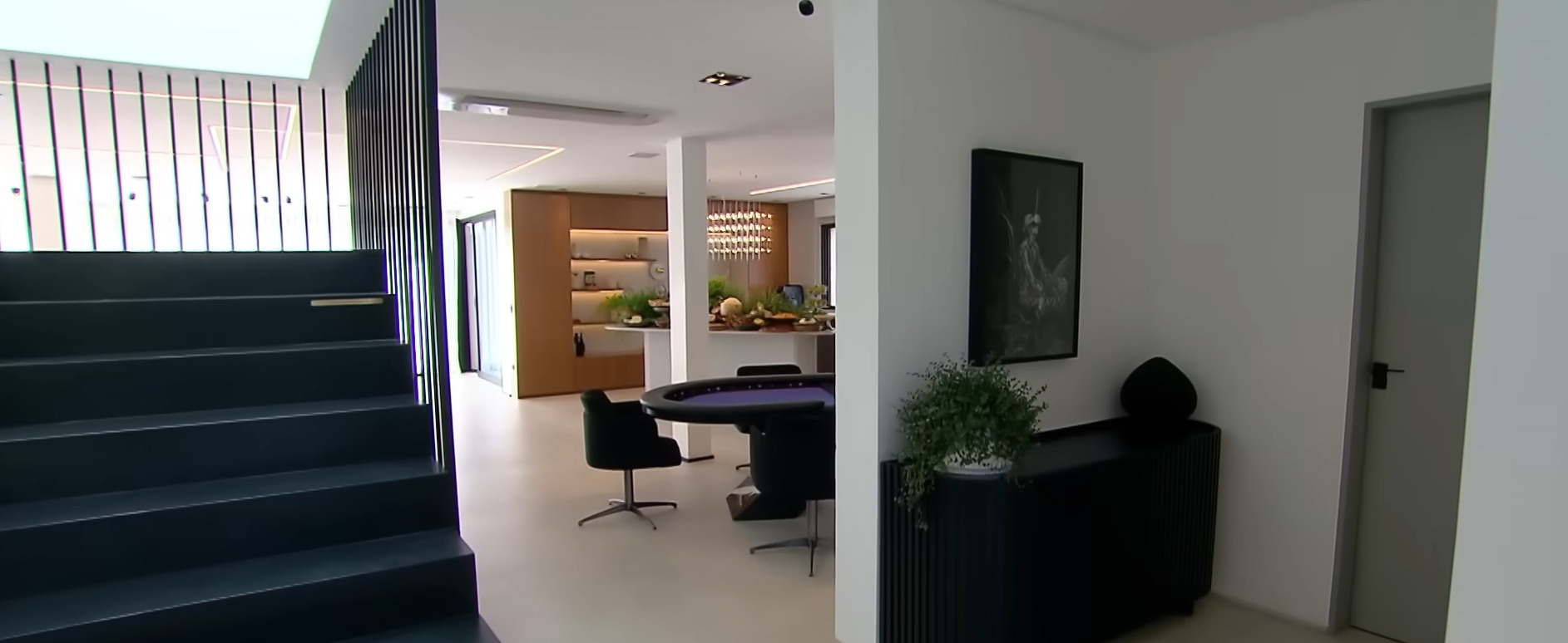 Influenciador abre mansão de 4 andares com porta de 10 metros e até piscina para cachorros