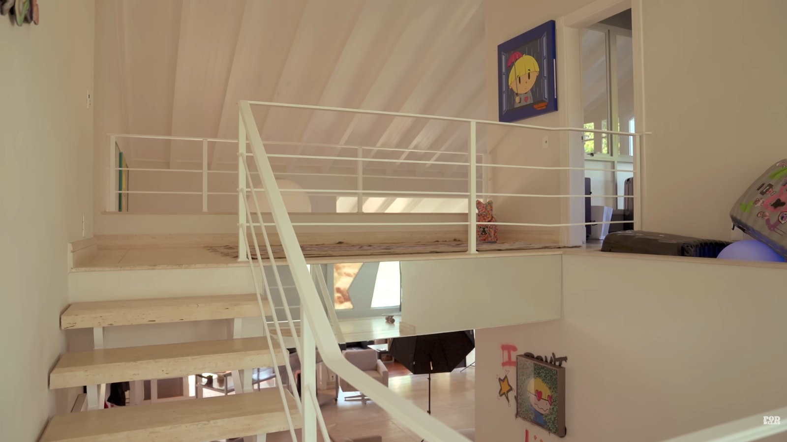 Mansão de Leo Picon em São Paulo - Foto: Reprodução / YouTube / Pod Delas