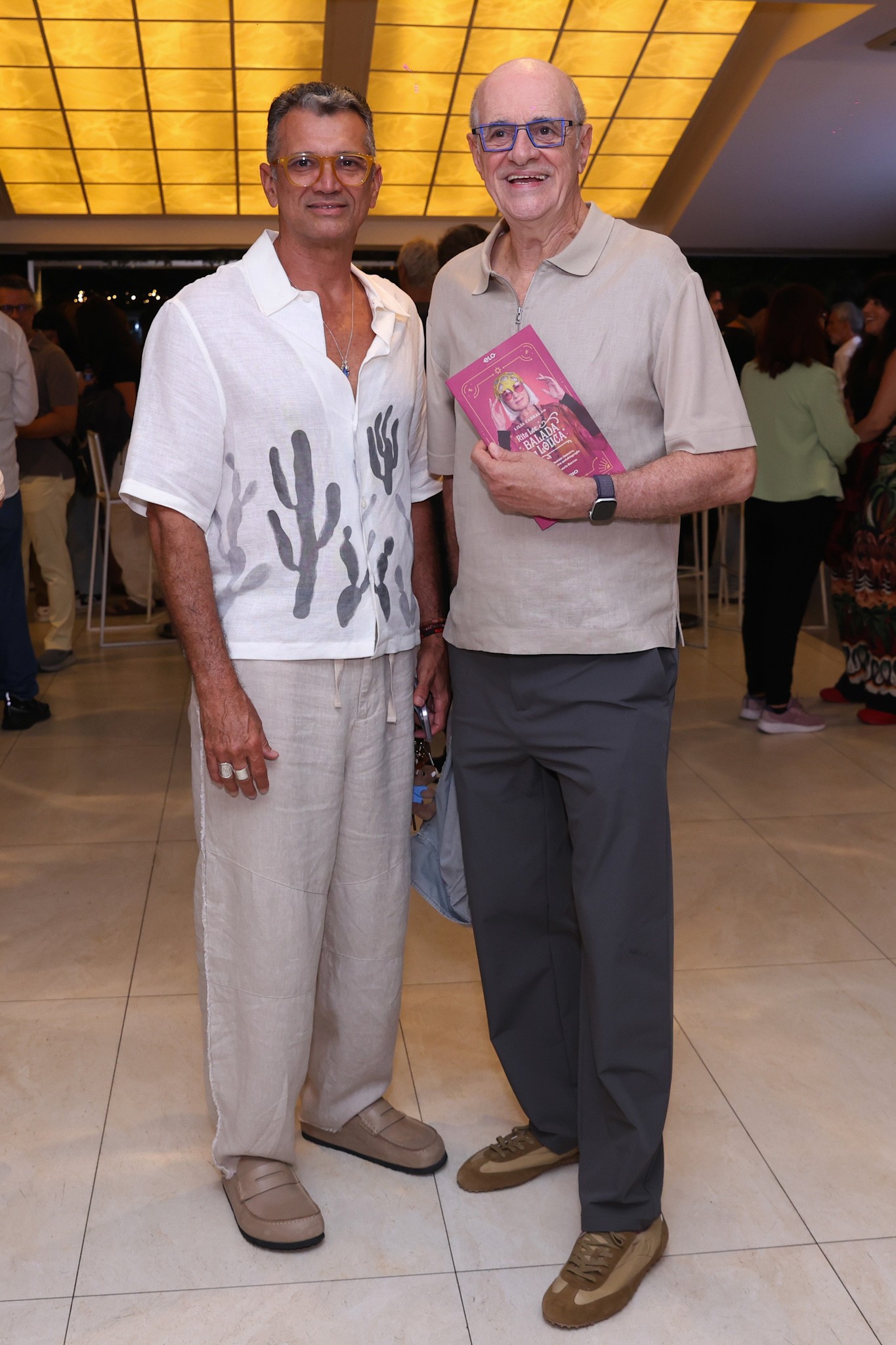 Marcos Caruso com o marido, Marcos Paiva - Foto: Roberto Filho / Brazil News