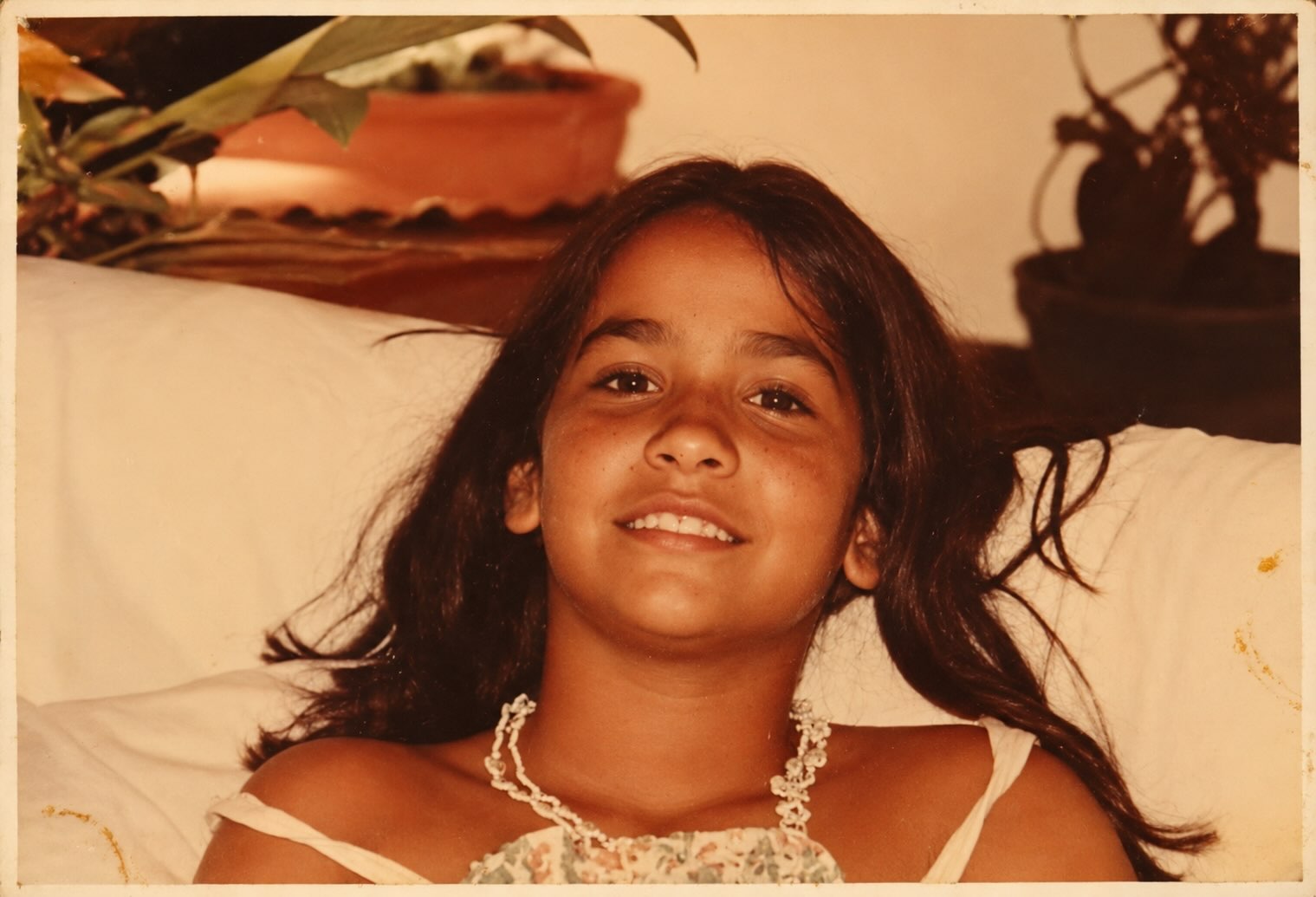 Maria Beltrão na infância - Foto: Reprodução / Instagram
