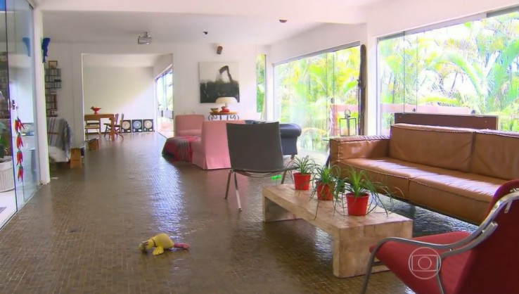 Interior de casa de Mart'nália - Foto: Reprodução/TV Globo
