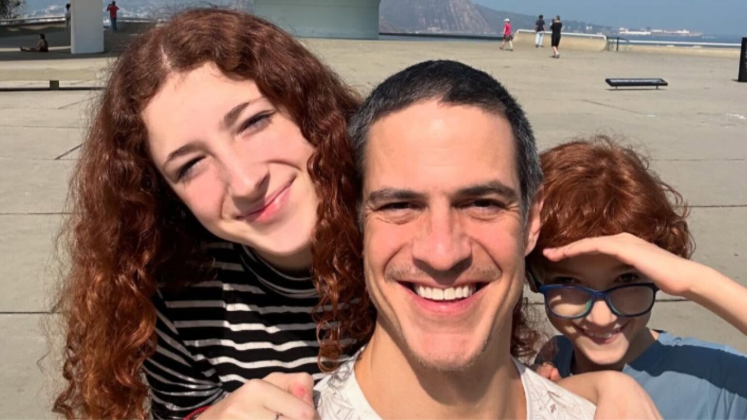 Mateus Solano e os filhos