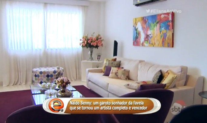 Sala da casa - Foto: Reprodução/SBT
