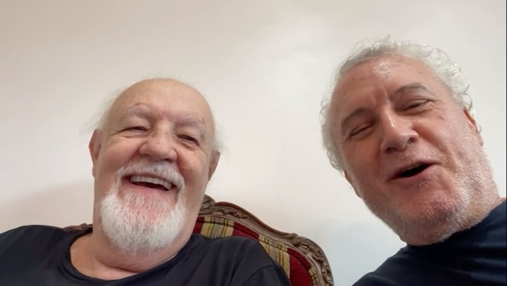Ney Latorraca e Edi Botelho - Foto: Reprodução / Instagram / Gerald Thomas