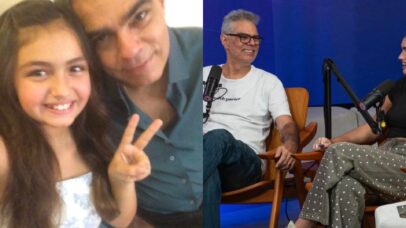 Nizo Neto chama atenção ao postar fotos raras no aniversário de 21 anos da filha: 'Presente de Deus'