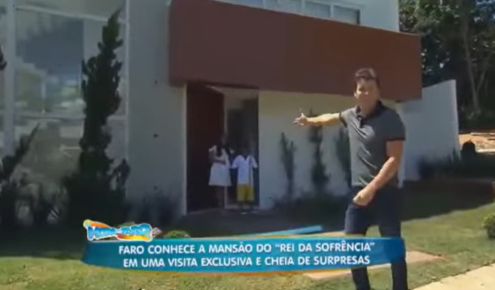 Rodrigo Faro visitou Pablo em 2016 - Foto: Reprodução/Record