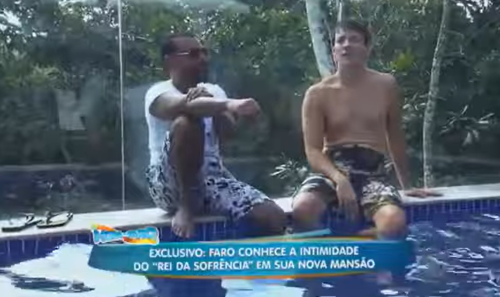 Piscina do cantor - Foto: Reprodução/Record