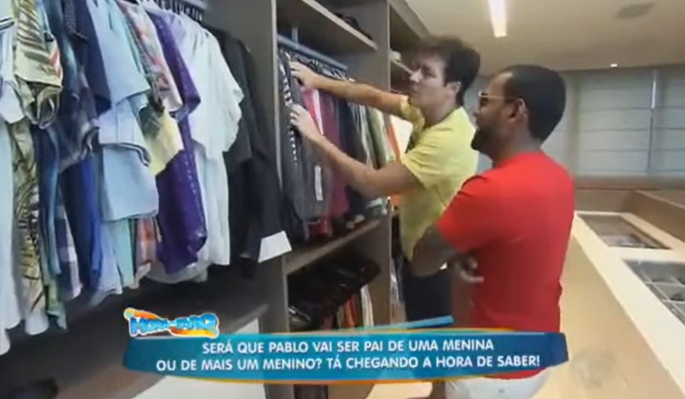Closet do artista - Foto: Reprodução/Record