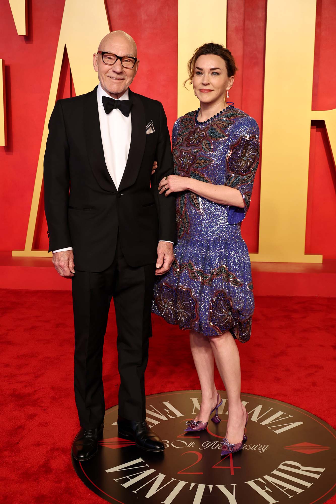 Patrick Stewart e a esposa, Sunny - Foto: Getty Images