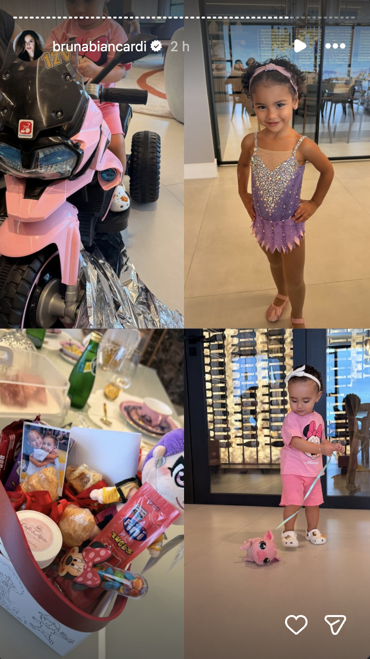 Presentes de aniversário da Mavie, filha de Neymar e Bruna Biancardi - Foto: Reprodução / Instagram