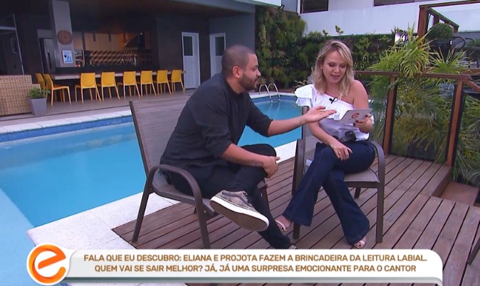 Área externa com piscina - Foto: Reprodução/SBT