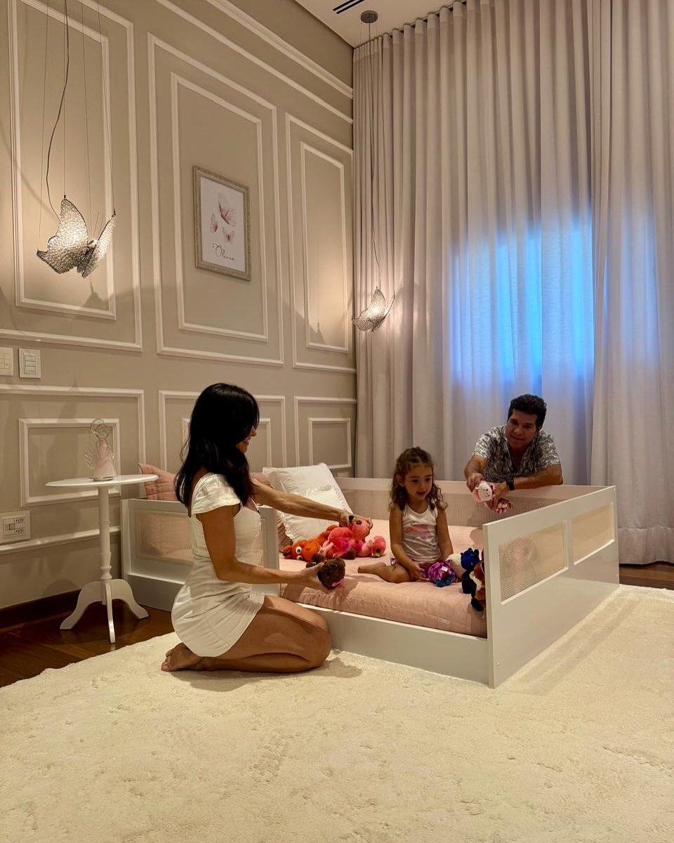 Quarto da filha caçula de Daniel - Foto: Reprodução / Instagram @lilipadua