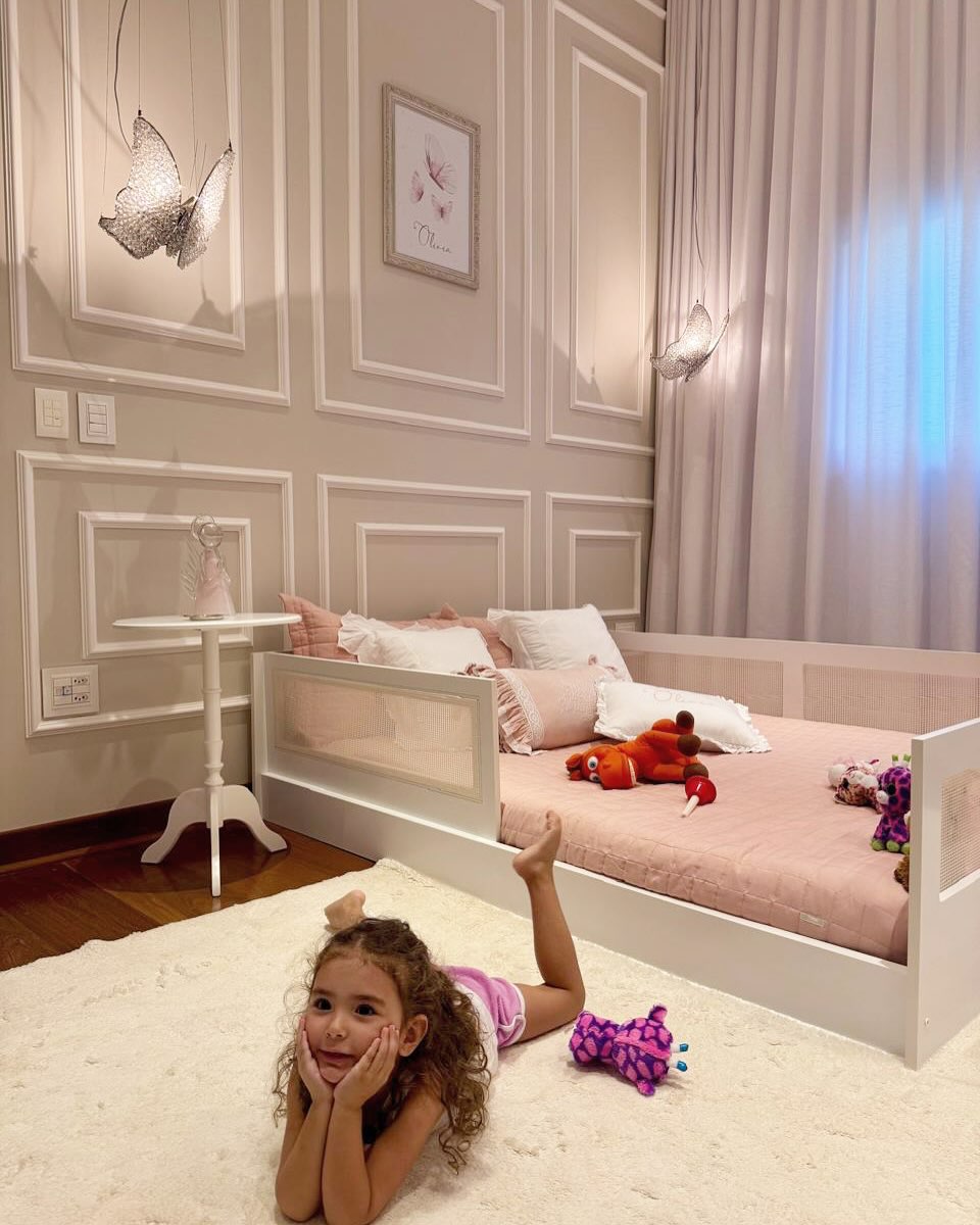 Quarto da filha caçula de Daniel - Foto: Reprodução / Instagram @lilipadua