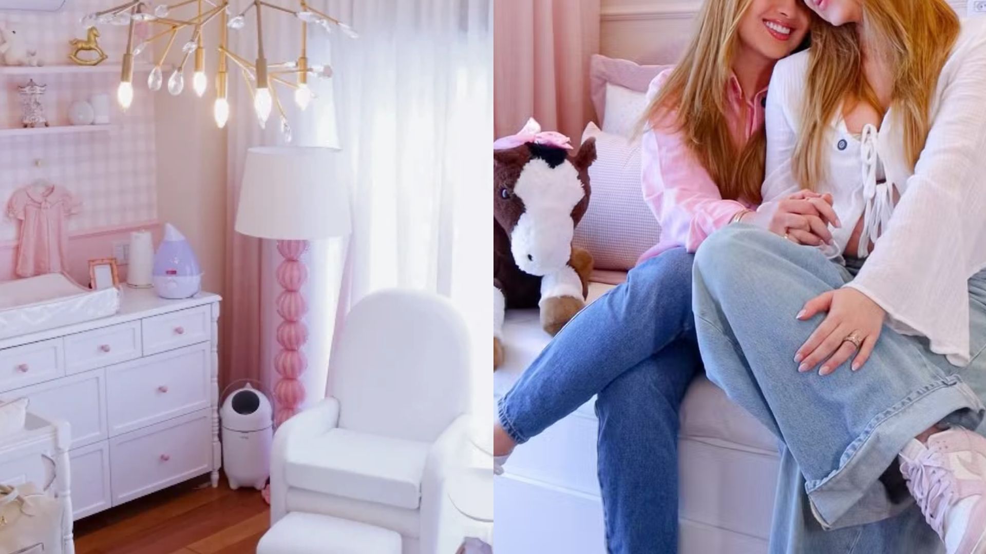 Fique por dentro: Com berço de R$ 4 mil, cantora sertaneja e a esposa decoram quarto da filha com detalhes country