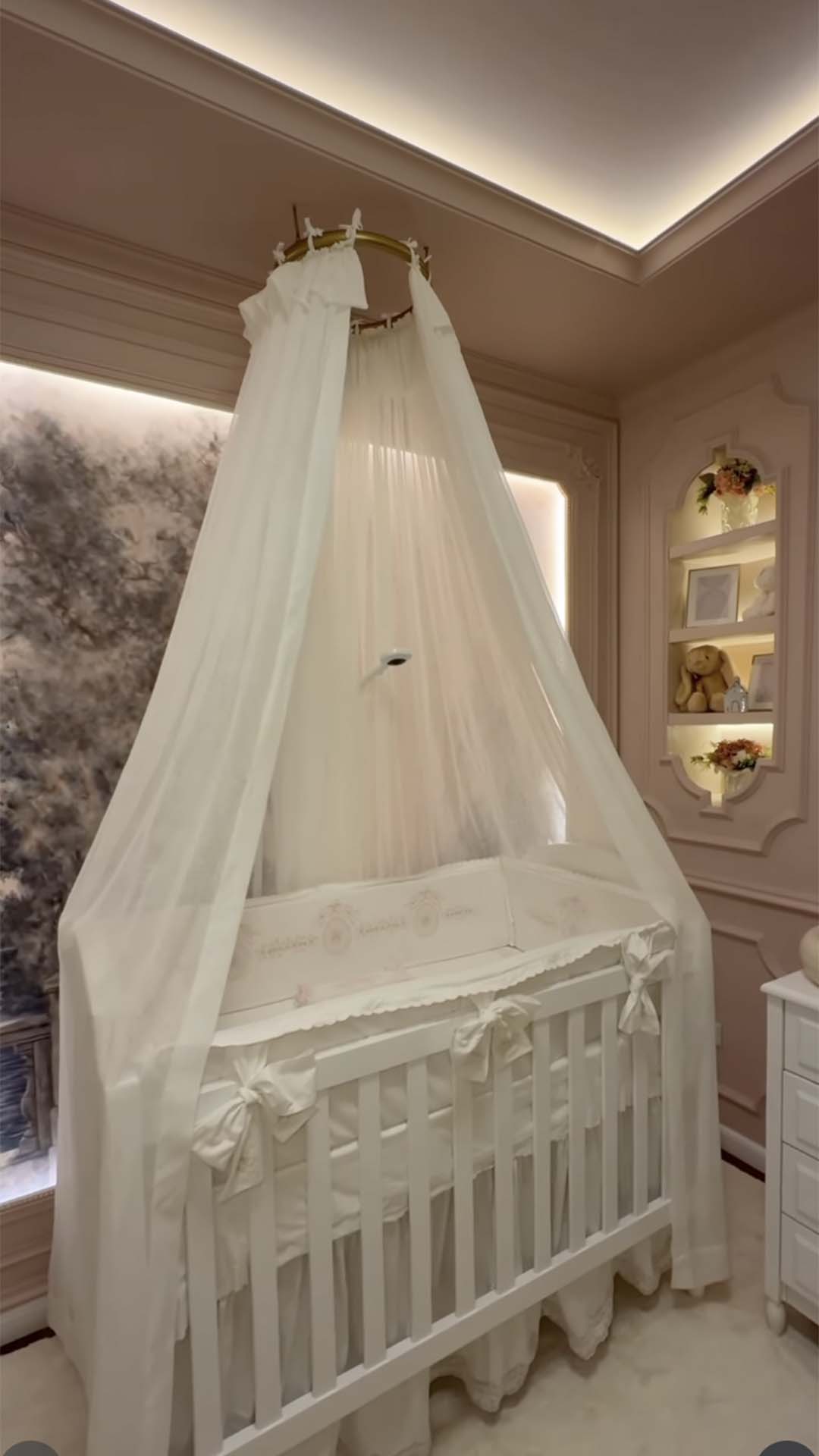 Quarto de Luiza, neta de César Filho - Foto: Reprodução / Instagram