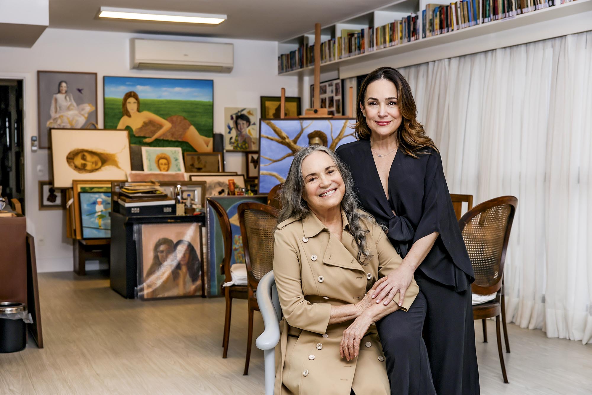 Regina e Gabriela Duarte - Foto: Rafael Cusato