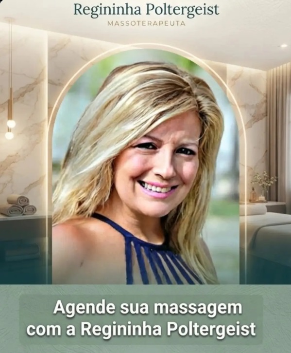  Regininha Poltergeist volta a oferecer massagem após internação — Foto: Reprodução/Instagram