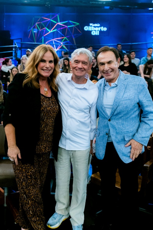 Serginho Groisman, Renata Ceribelli e Amaury Jr