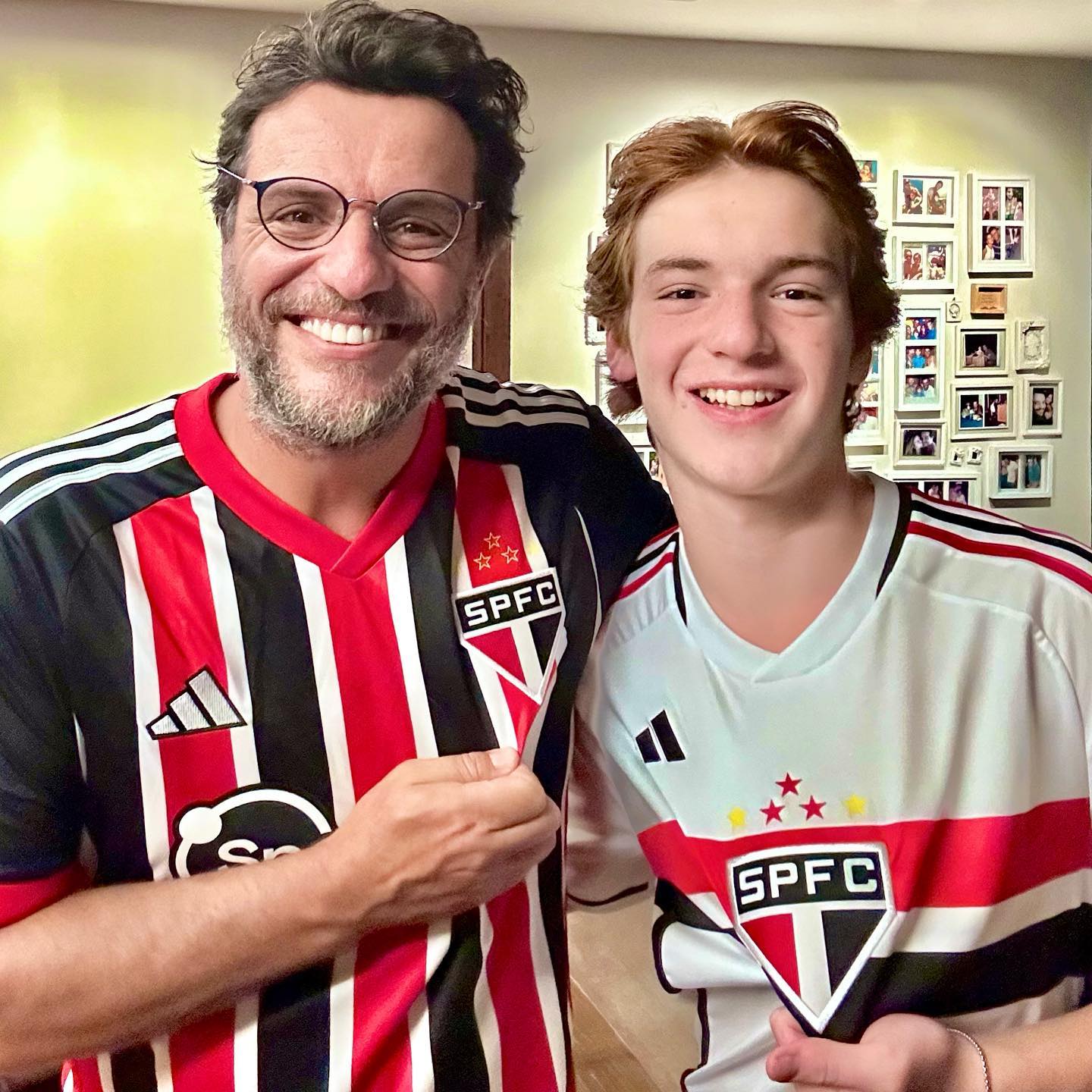 Rodrigo Lombardi com o filho, Rafael - Foto: Reprodução / Instagram @rafael._lombardi
