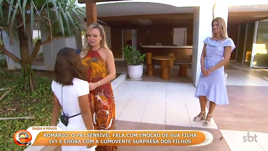 Eliana visitou a cobertura de Romário em 2017 - Foto: Reprodução/SBT