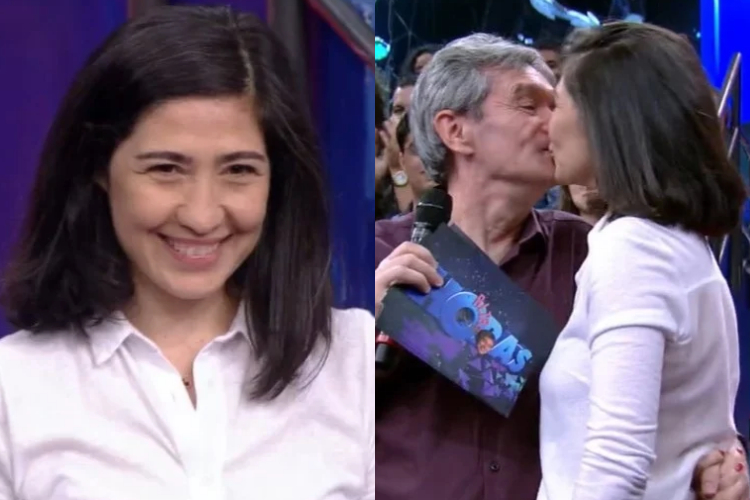 Fernanda Molina é esposa de Serginho Groisman - Foto: Reprodução/TV Globo