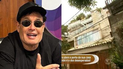 Aos 71 anos, Sérgio Mallandro já mostrou mansão de dois andares com piscina e vista para a praia no Rio
