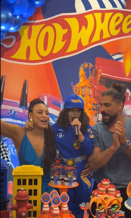 Sheron Menezzes e Benjamin — Foto: Reprodução/Instagram
