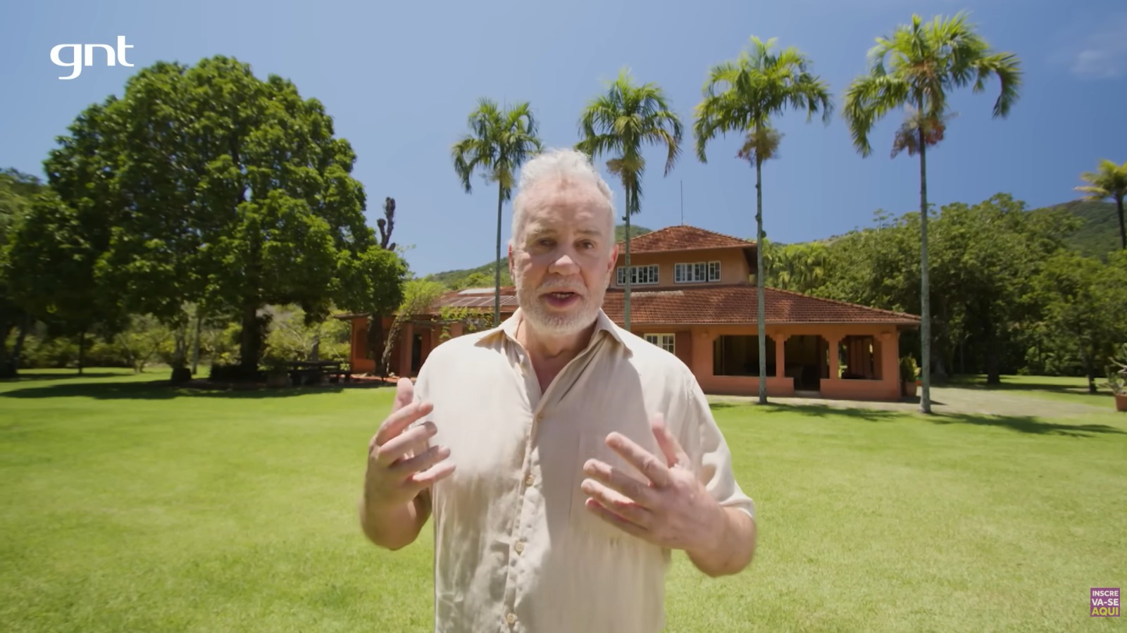 Sítio de Luiz Fernando Guimarães - Foto: Reprodução / YouTube / Canal GNT