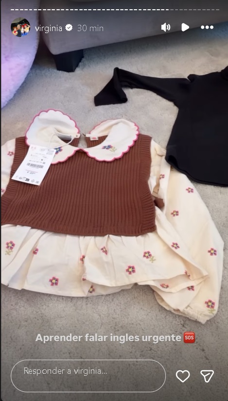 Virginia mostra novas roupas das filhas - Foto: Instagram