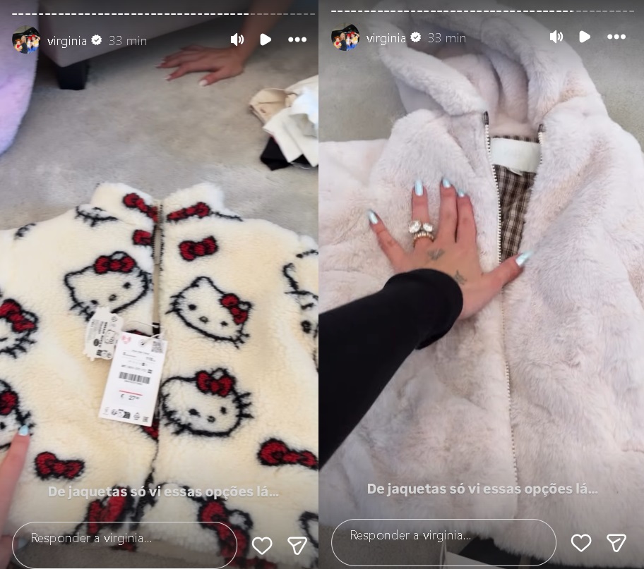 Virginia mostra novas roupas das filhas - Foto: Instagram