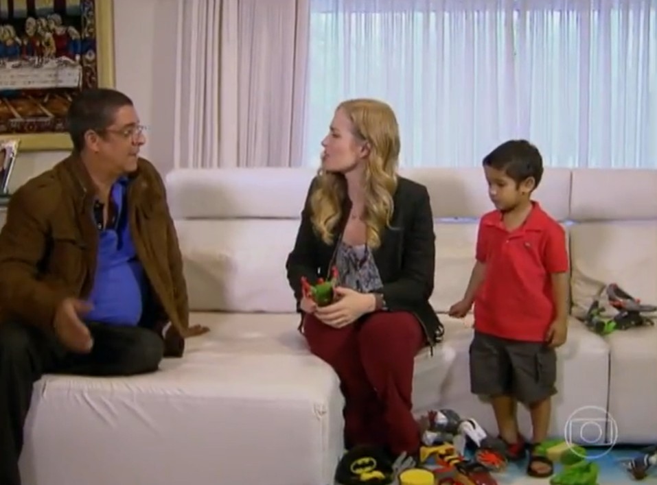 Angélica visitou Zeca Pagodinho e o neto do cantor - Foto: Reprodução/Globoplay