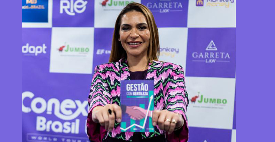 Simone Salgado faz coquetel de lançamento do “Conexão Brasil USA”