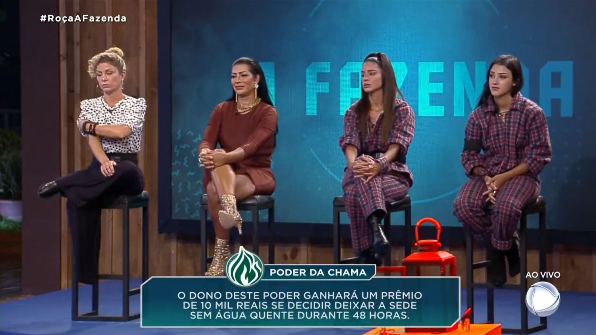 A Fazenda 14: Babi, Moranguinho, Kerline e Bia estão roça da semana