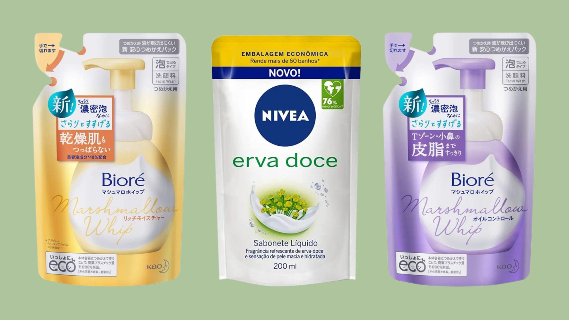 Beleza e sustentabilidade: 6 refis de produtos essenciais para a rotina de cuidados