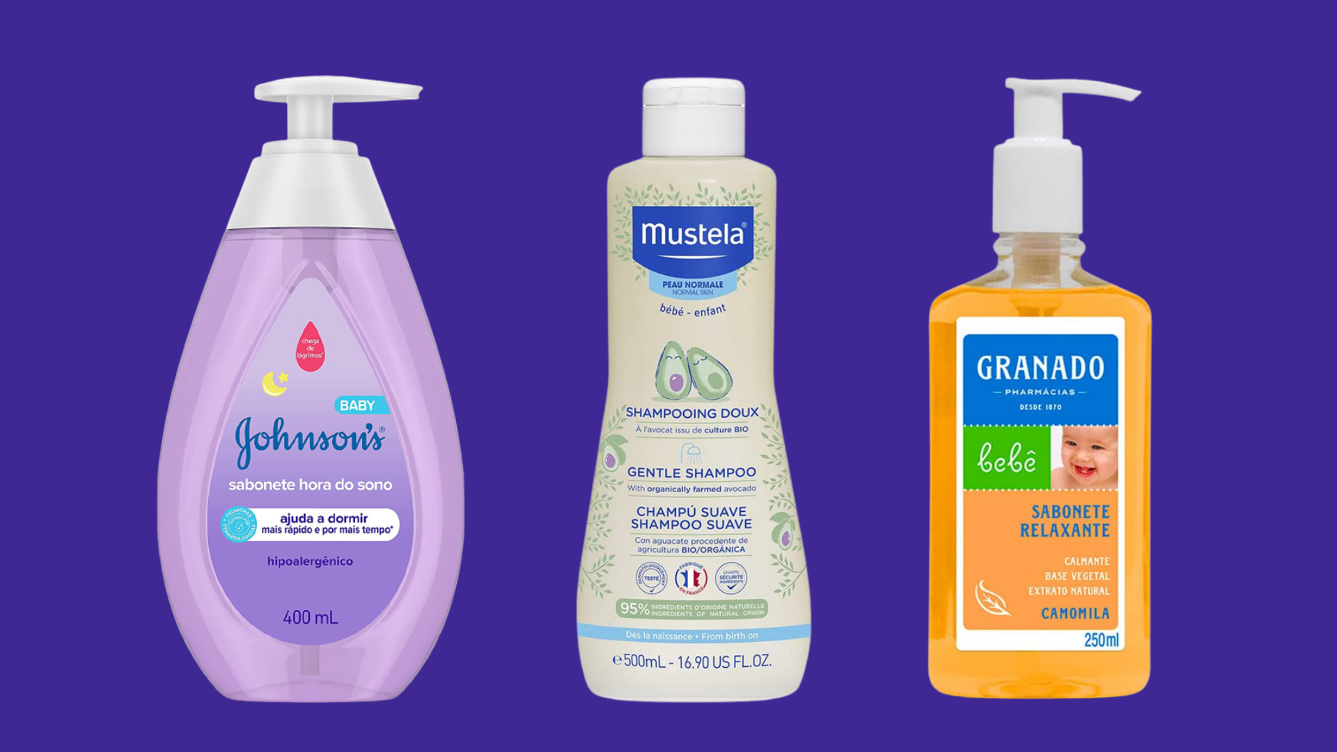 Sabonete líquido, shampoo e condicionador: 6 produtos para o banho do bebê