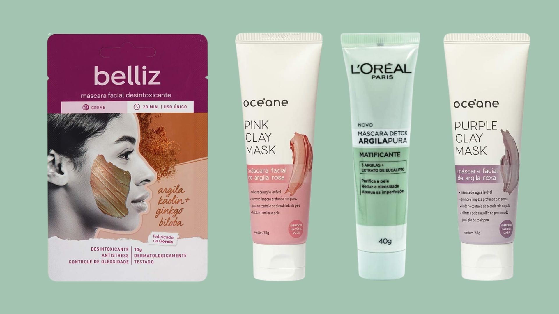 Skincare: 8 máscaras faciais com argila para você testar