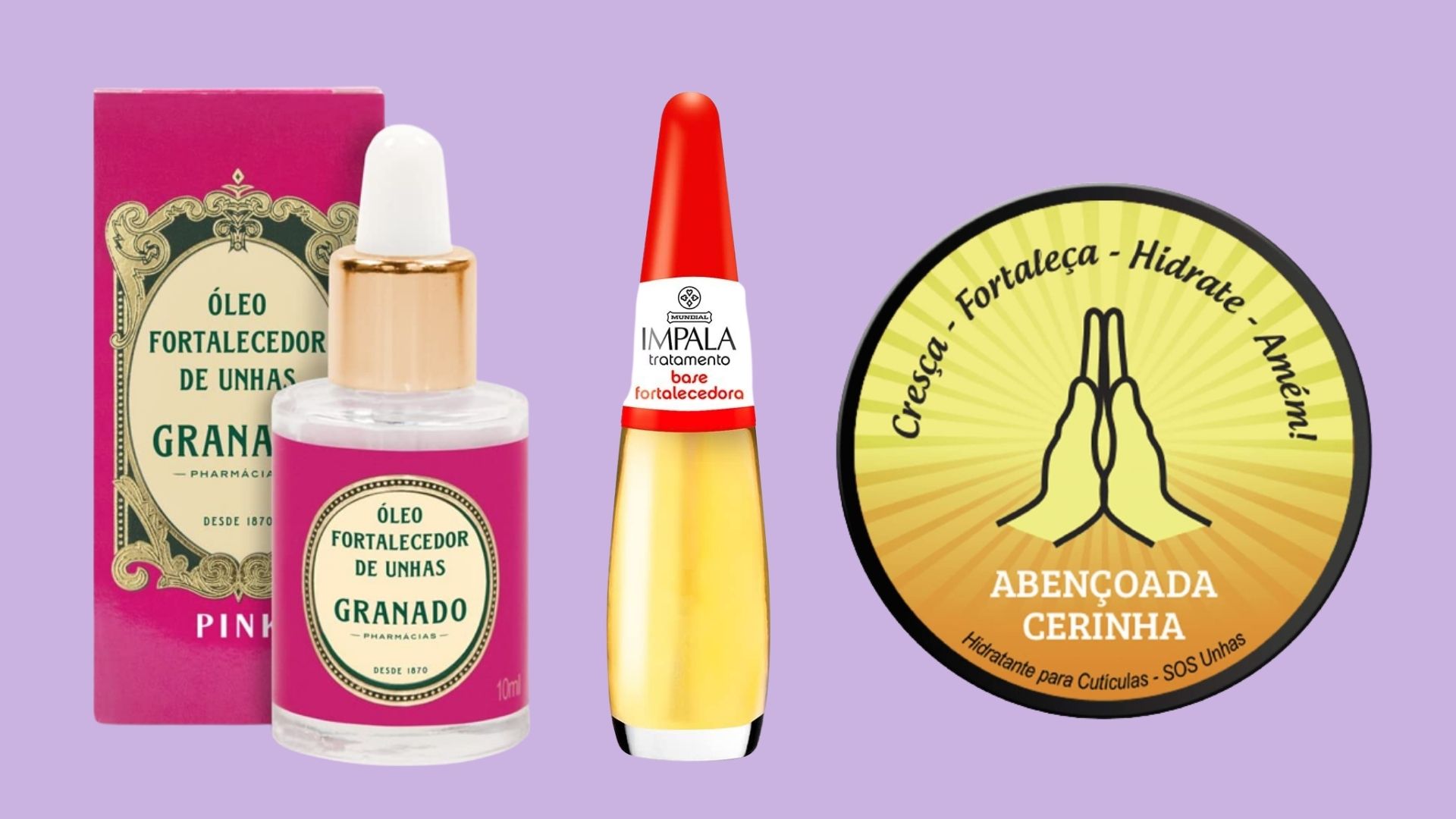 Óleo fortalecedor, esmalte de tratamento e mais: 5 produtos para cuidar das suas unhas