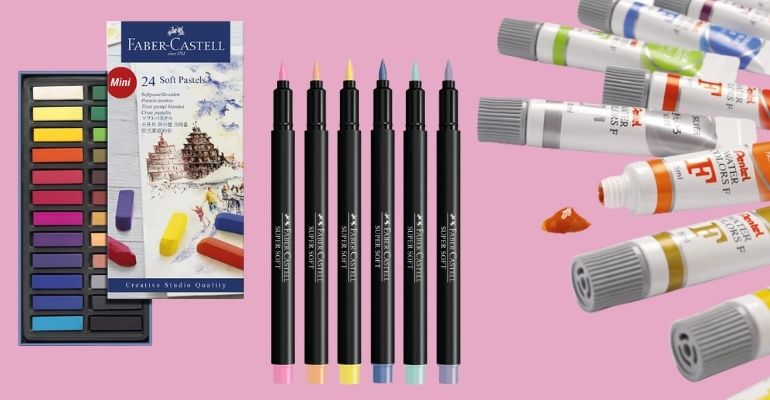 Aquarela, giz e mais: 6 itens para liberar o artista que há em você