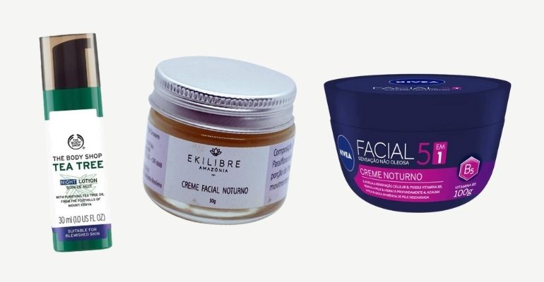 Creme facial noturno: 5 produtos incríveis para a sua rotina de skincare
