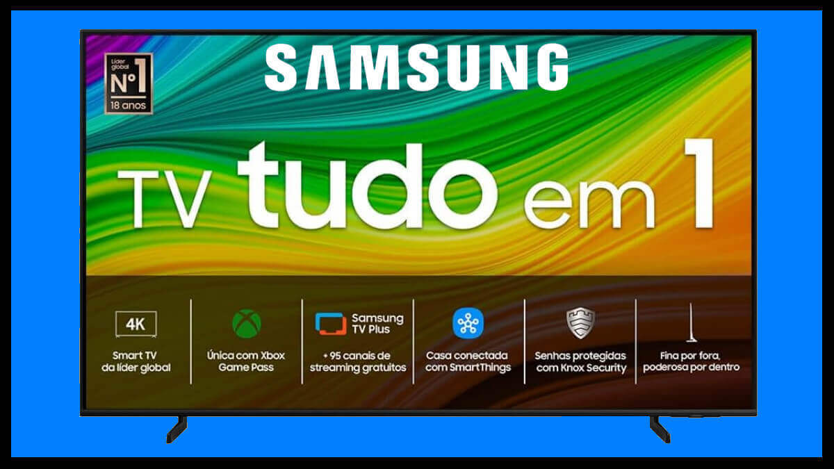 Oferta Relâmpago: 25% de desconto na Smart TV QLED da Samsung